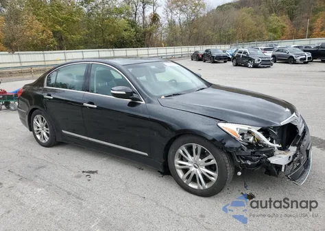 2012 Hyundai Genesis 4.6L from USA, damaged, VIN KMHGC4DF1CU211566